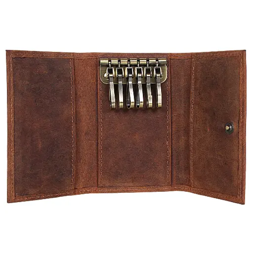 [LBP1169] Leather Key Wallet